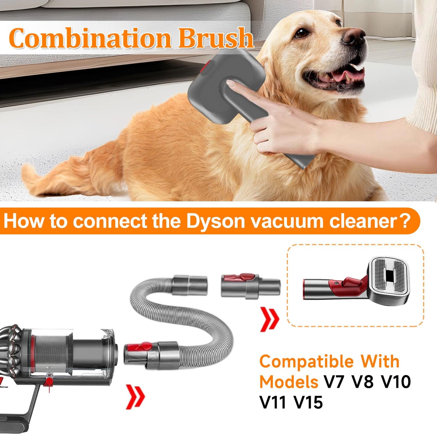 Pet Hair Grooming Brush