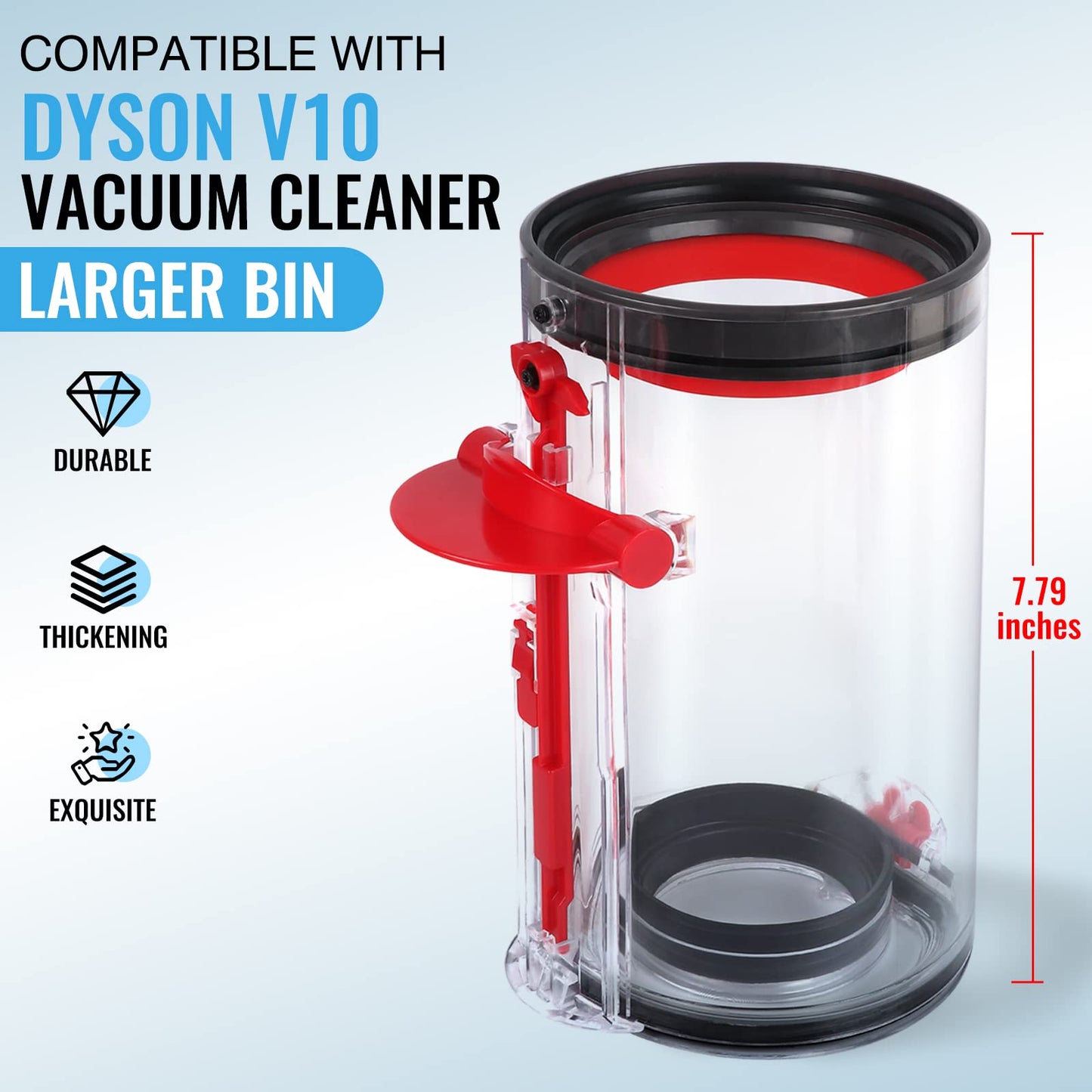 V10 Upgraded Dust Bin