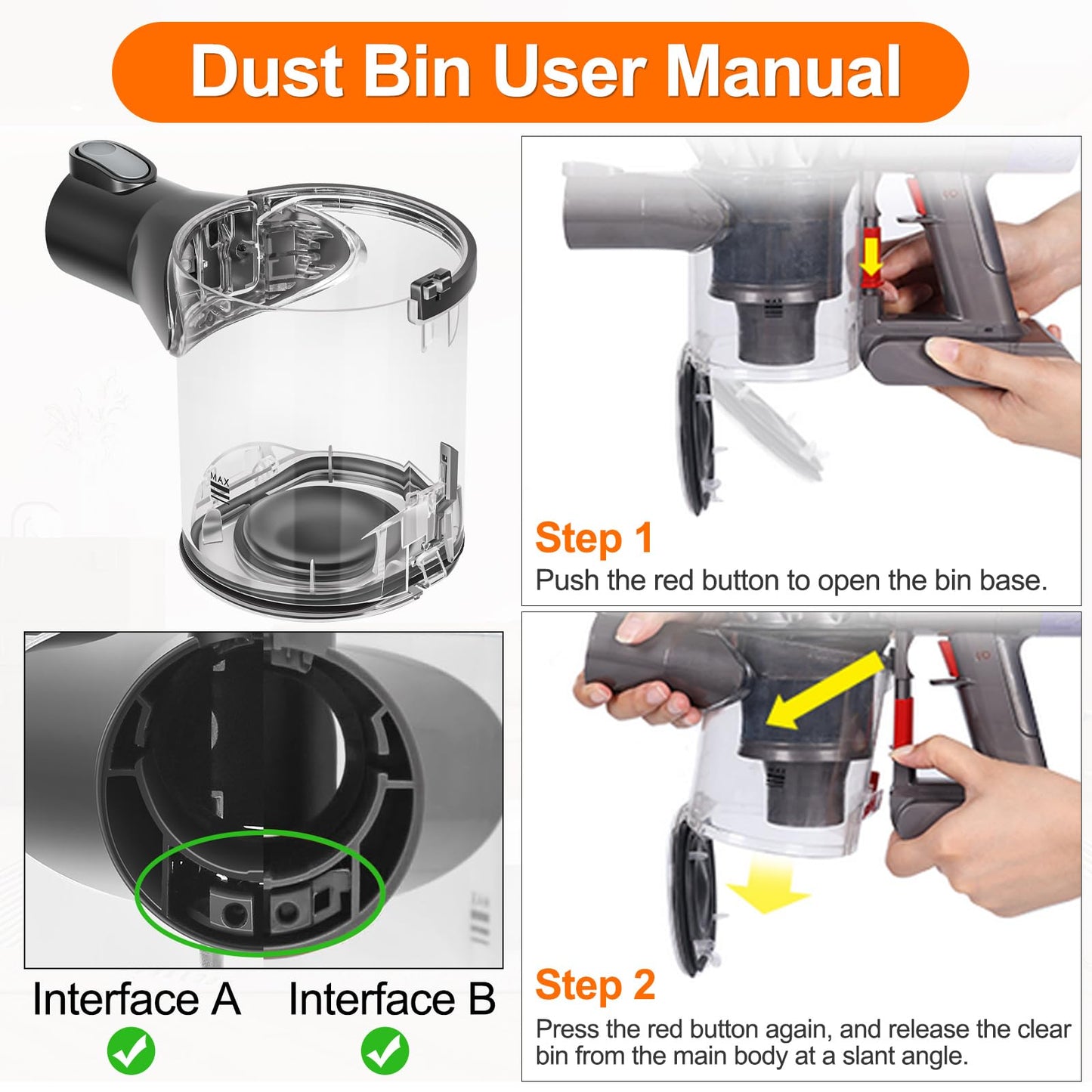V6 Dust Bin