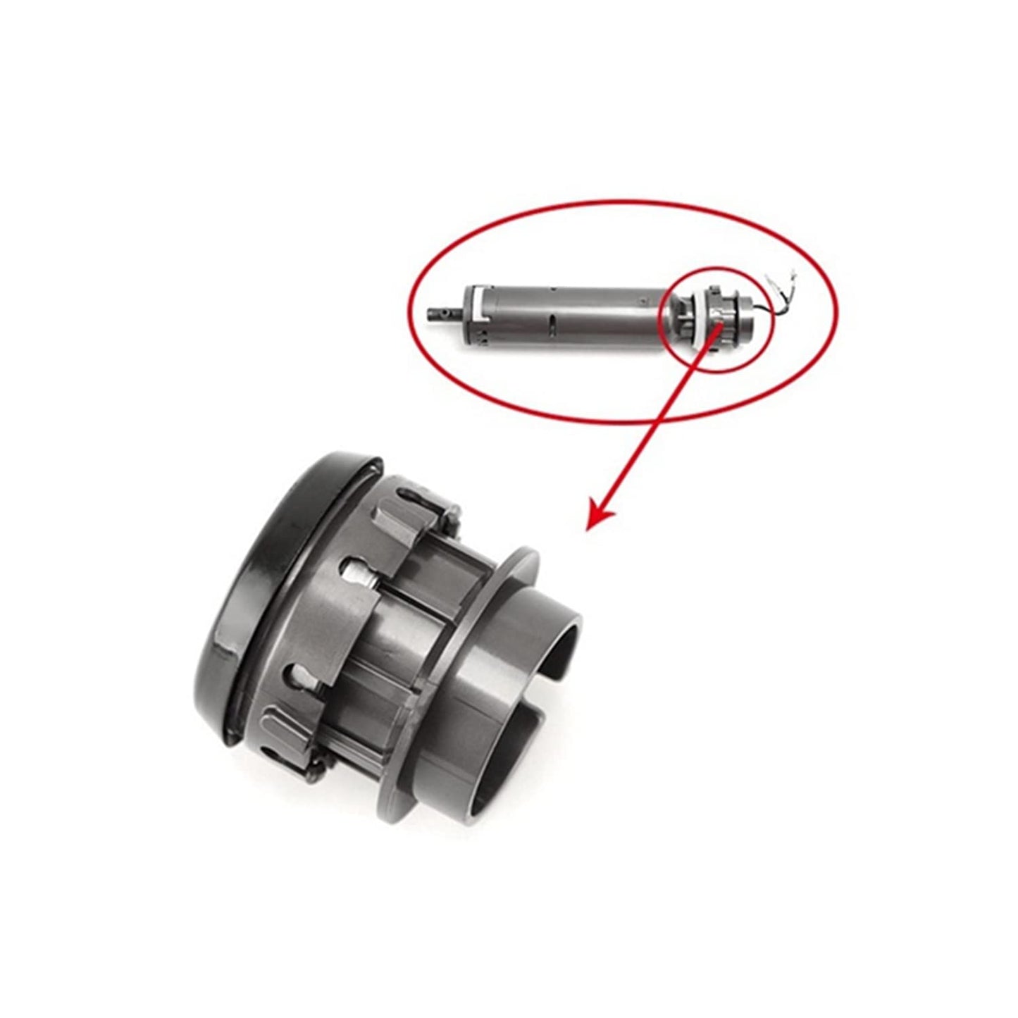 Soft Roller Head Brushbar Motor Bearing