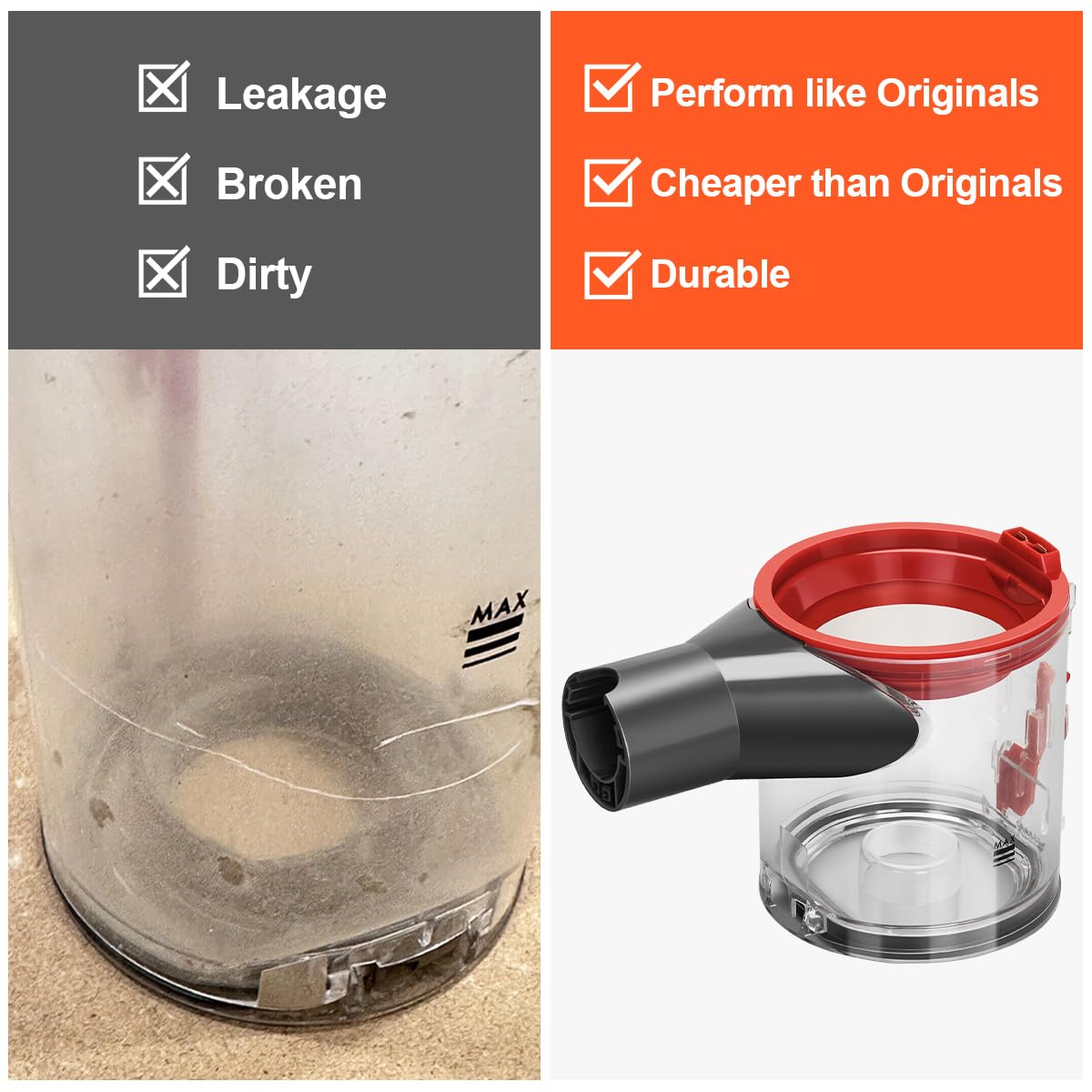 V7/V8 Dust Bin